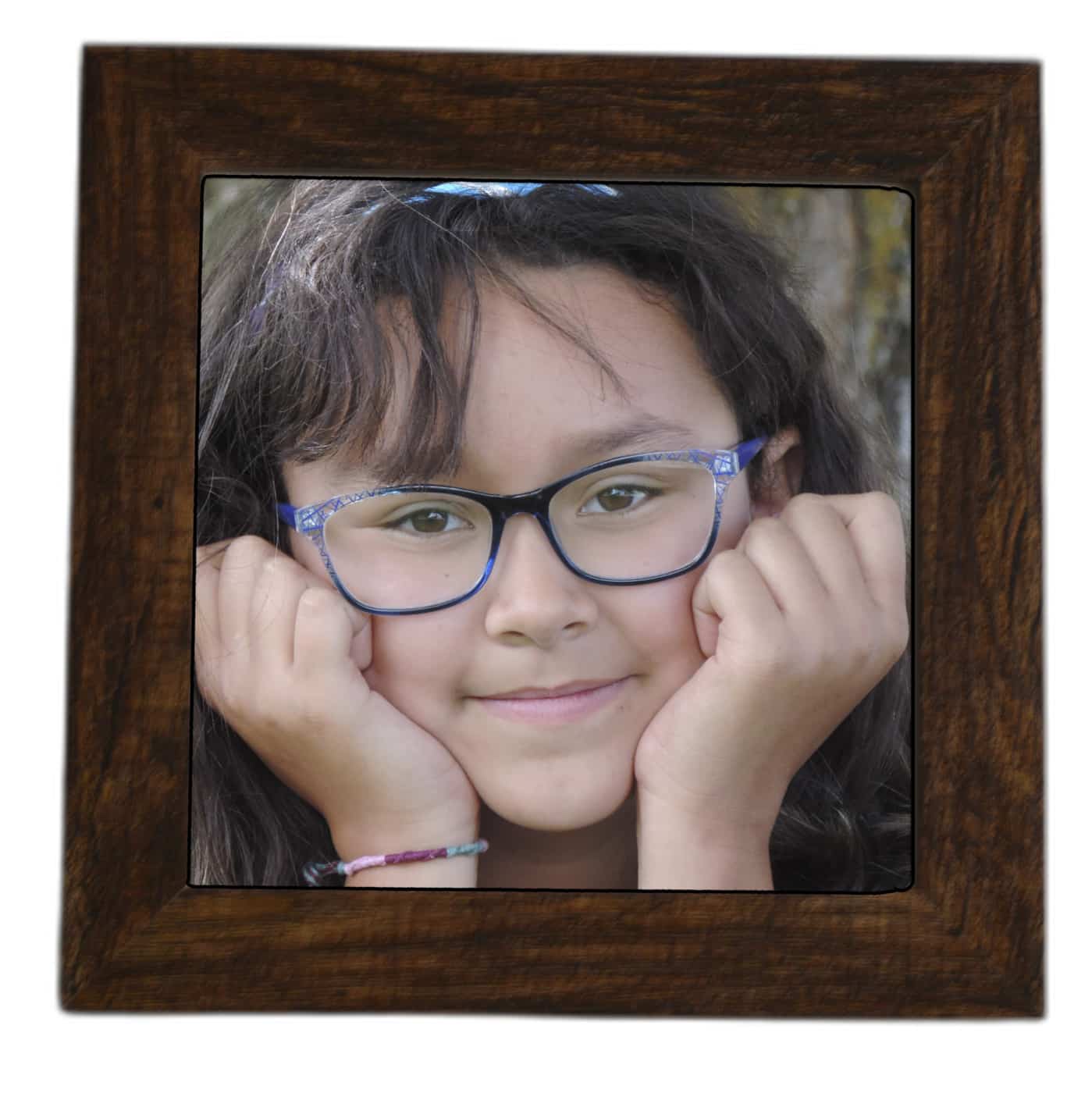 Framed Custom Photo Tile Personalize Framed Custom Photo Tile Personalize