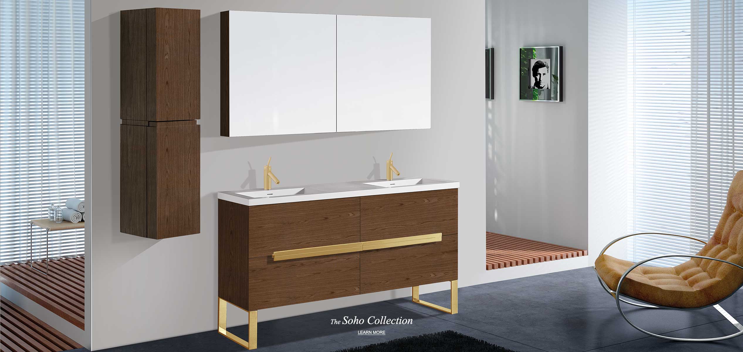 Modern Bathroom Furniture Vanities Washbasins And Lighted Mirrors Madeli