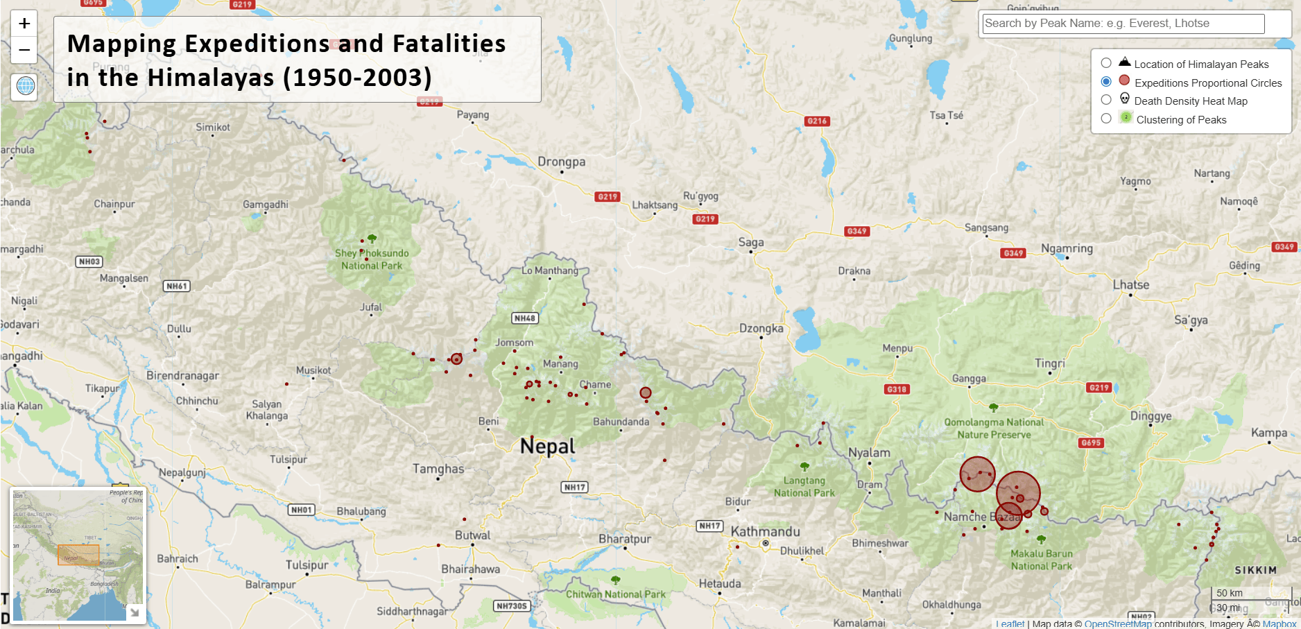 Madeline Meltesen Himalayas Map 