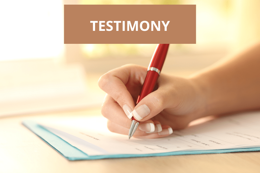Testimony