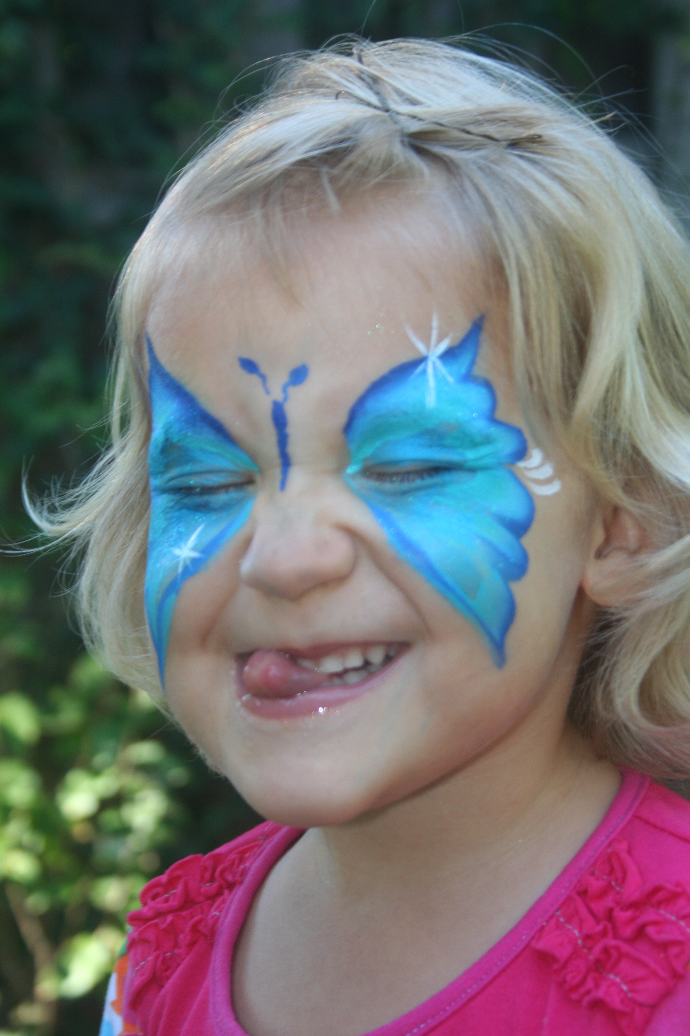 Butterfly Face Painting