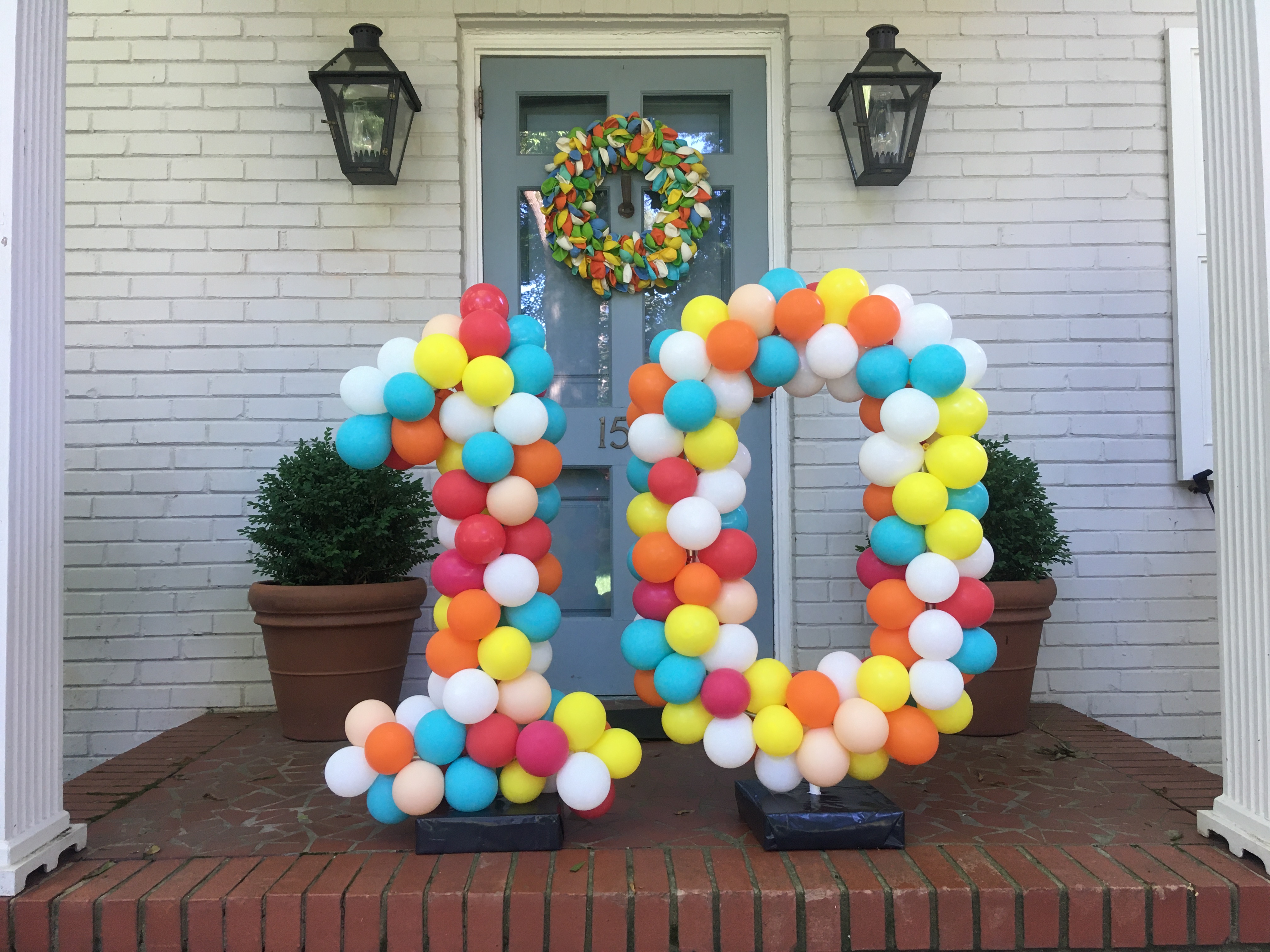 balloon numbers 10