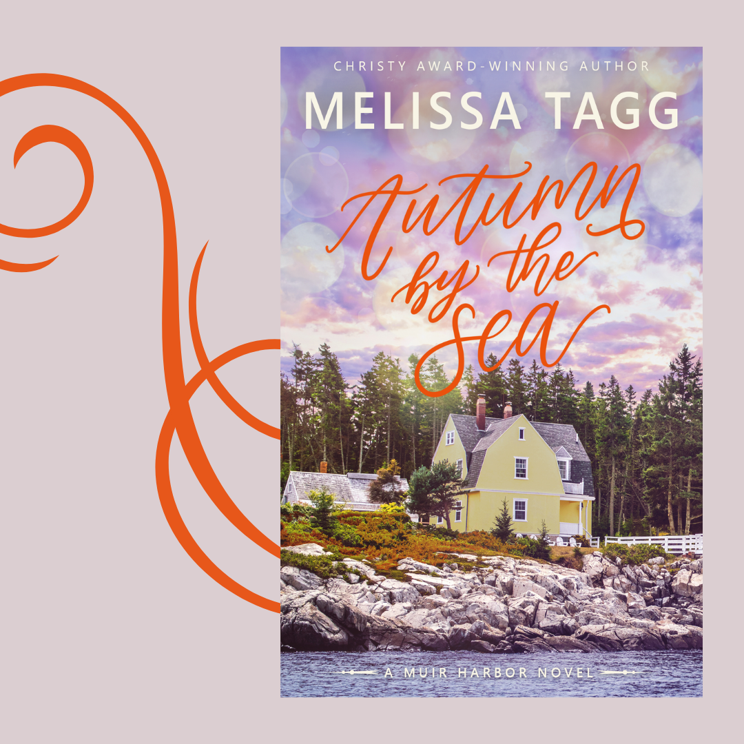 book cover with orange swirl
