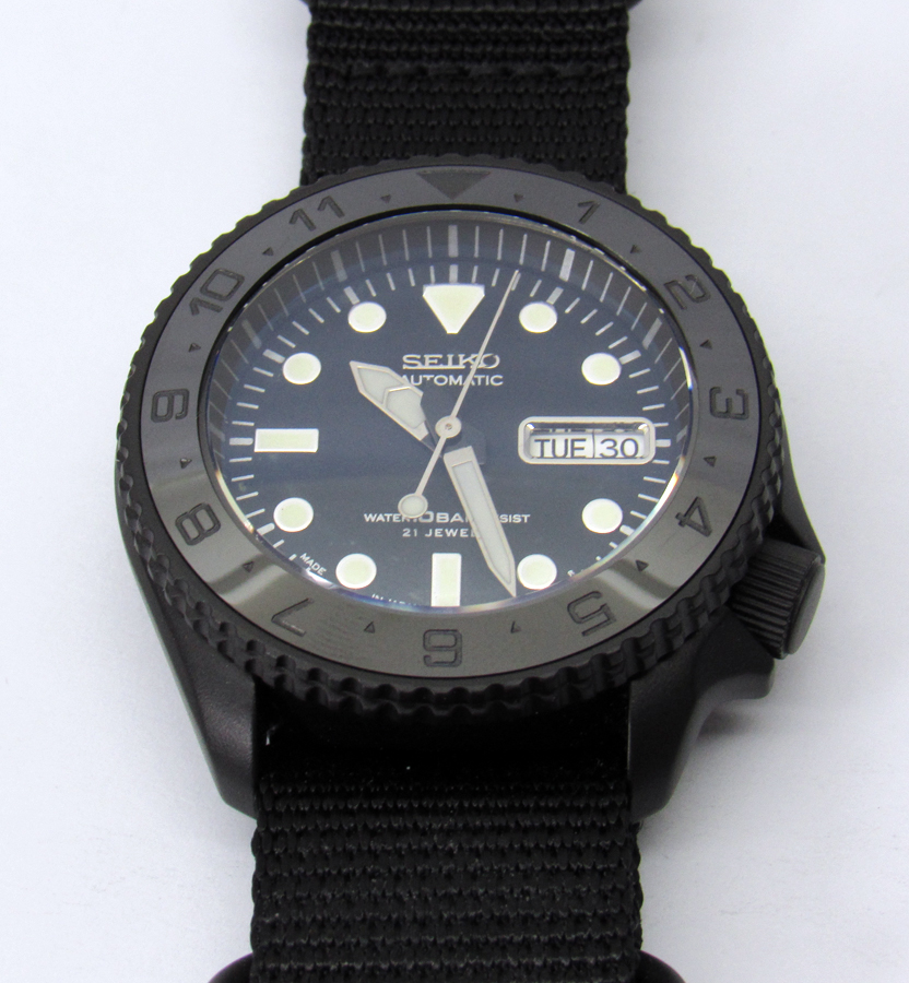 seiko skx007 dual time ceramic