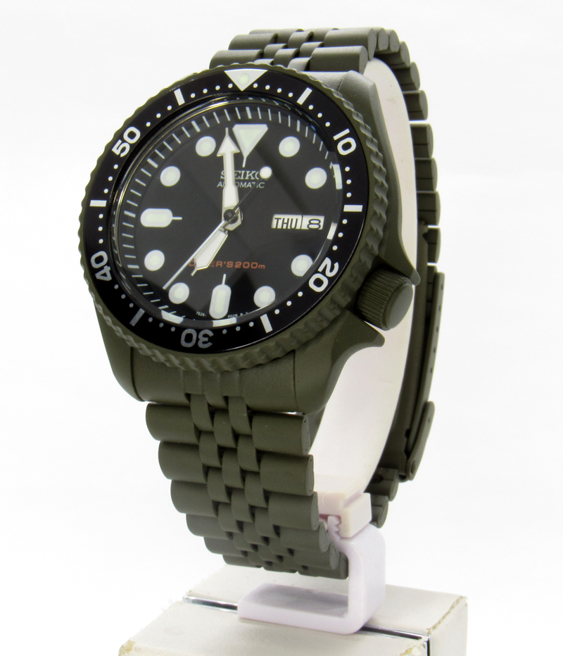 pre sale Military Seiko skx007 Mod NH36A MilSpec OD Green Cerakote