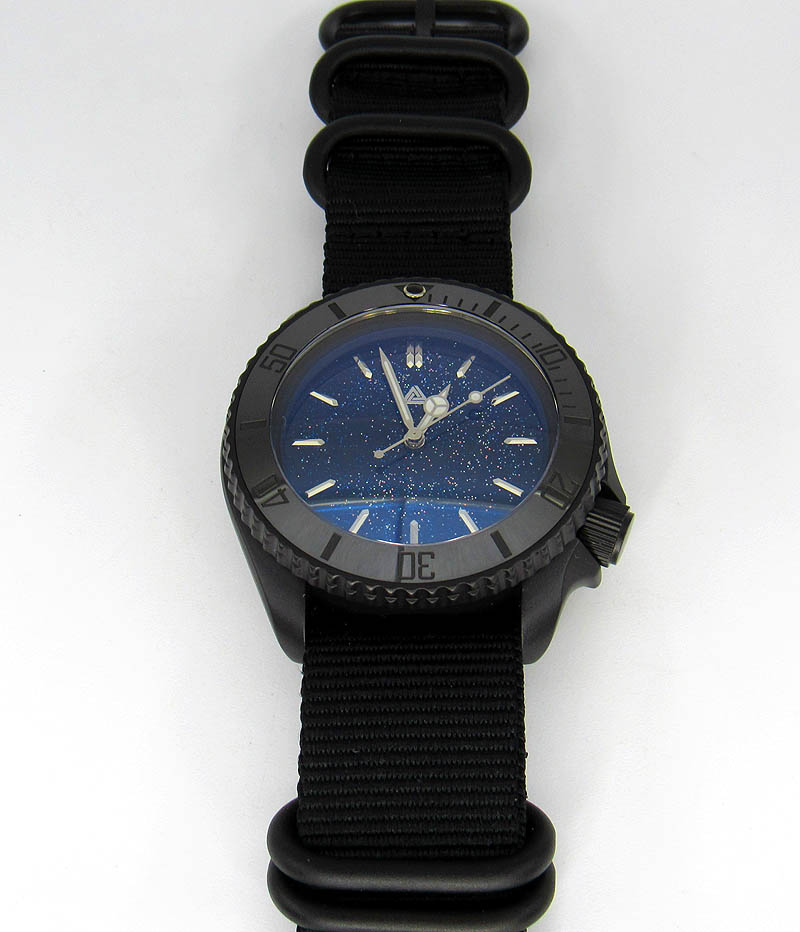 Pre sale Seiko Mod watch skx007 with nh36a movement galaxy dial ceramic  stealth graphite black cerakote - Mad Mod World