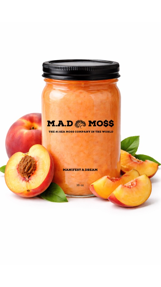 M.A.D Moss Sea Moss Gel - Peach