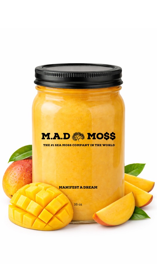 M.A.D Moss Sea Moss Gel – Mango