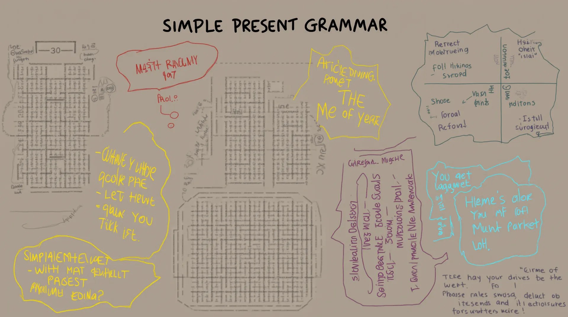 A1 Grammar: Simple Present Tense