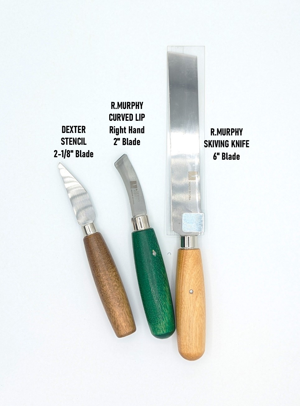KNIVES For SHOE REPAIR / R. Murphy & Dexter Knives