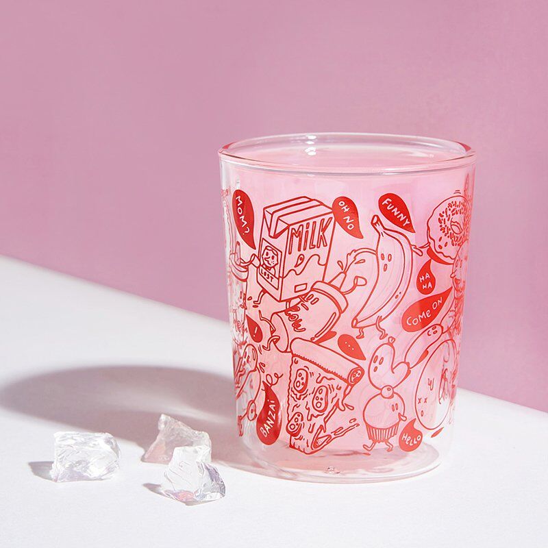 玻璃花紙杯