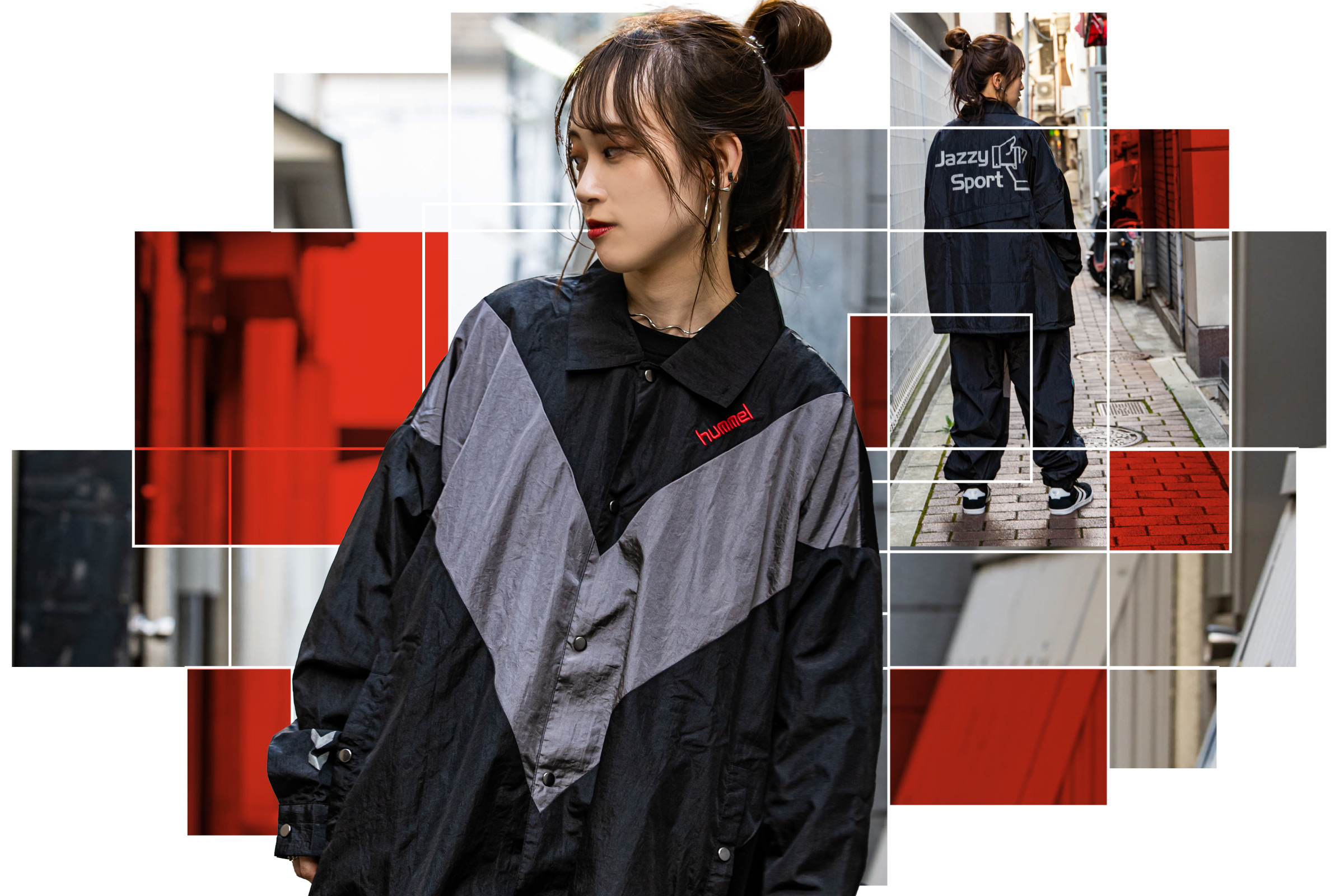 hummel×Jazzy Sportコラボアイテム第2弾発売！コーチジャケット