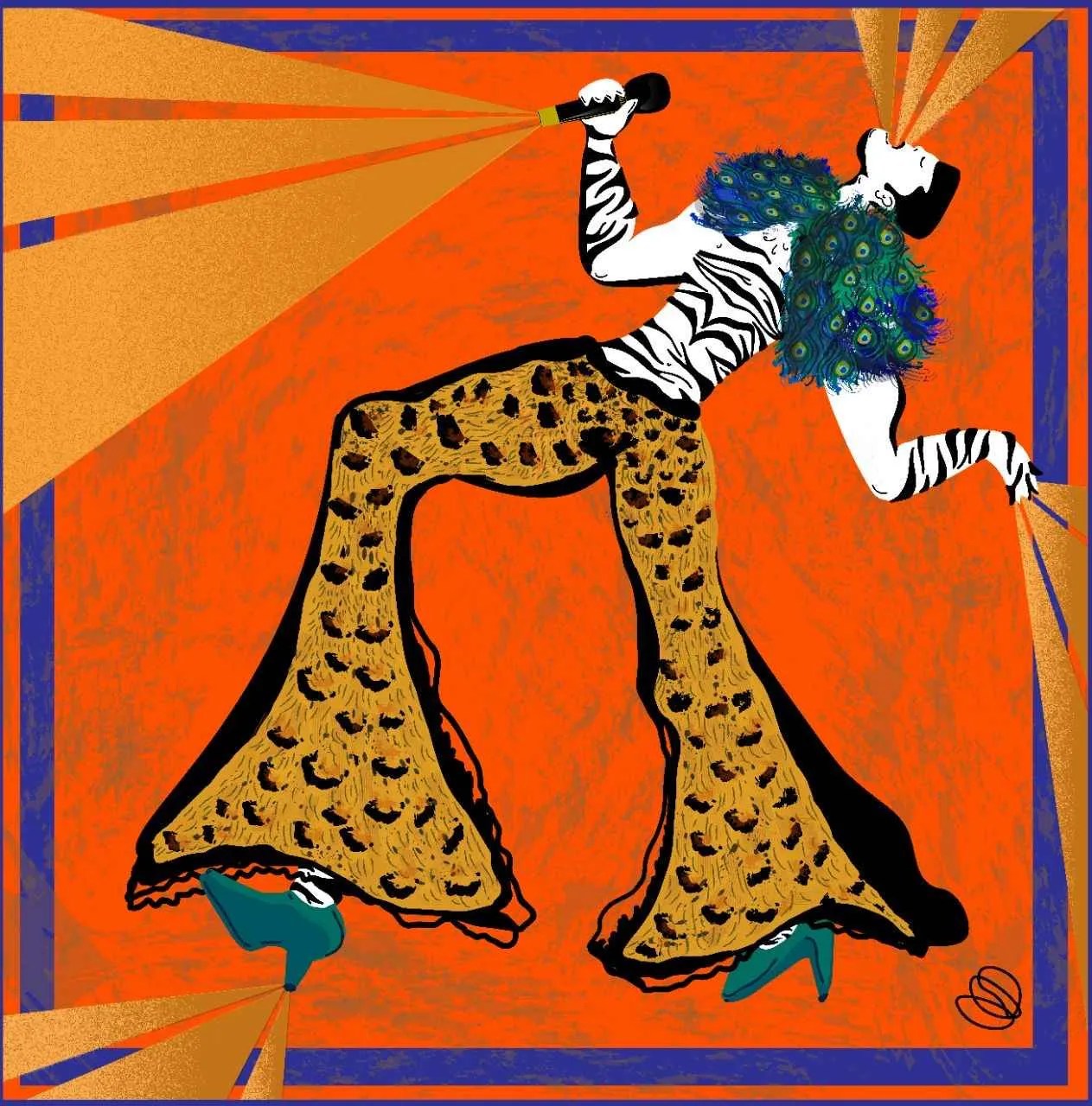 Cimafunk. Ilustración: Ixchel Casado