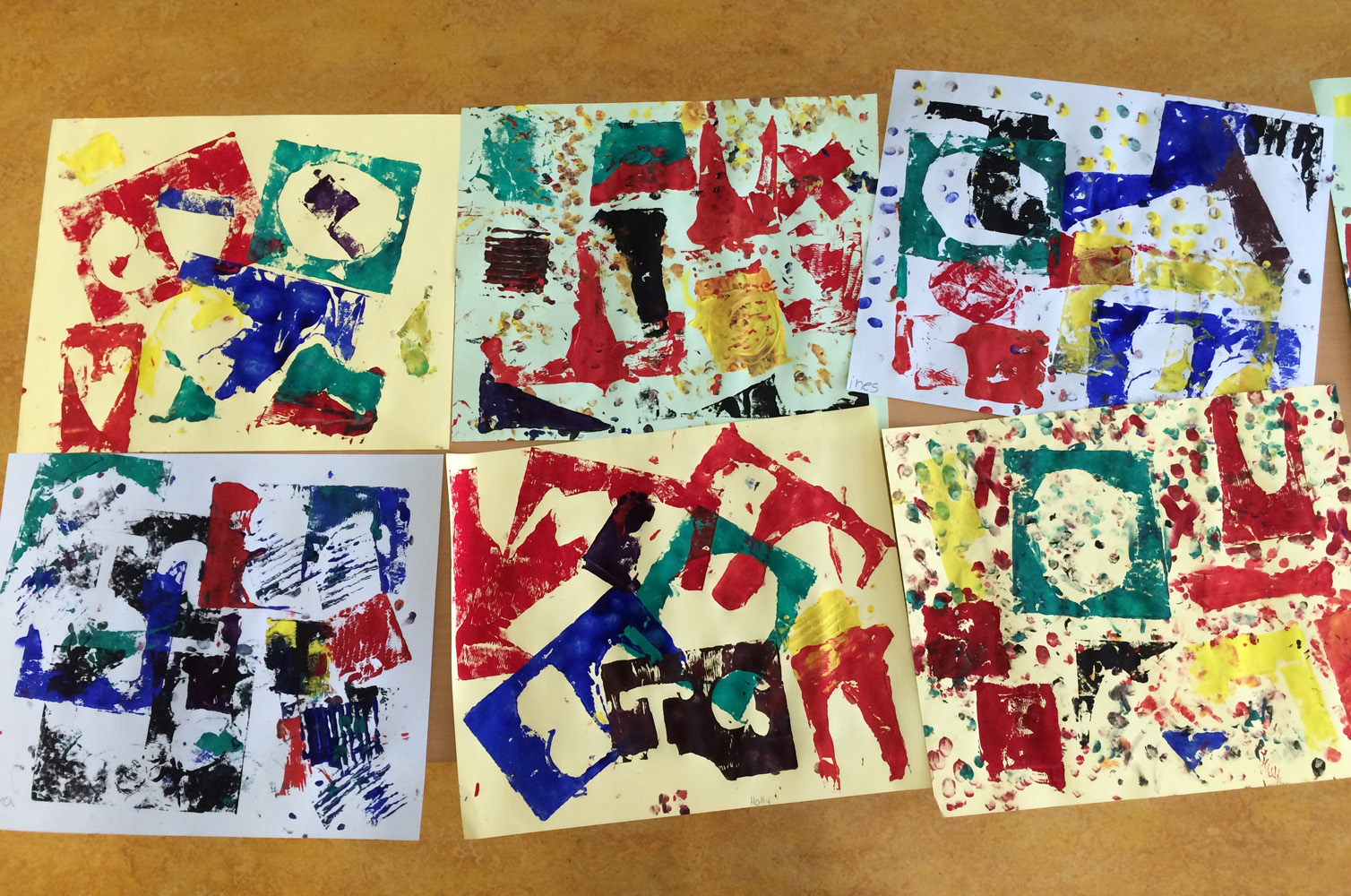 Magda Korsinsky Drucktechniken Treffen Auf Collagen