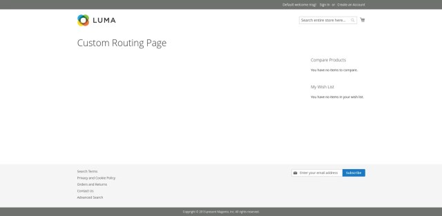Custom Router Example Magento2