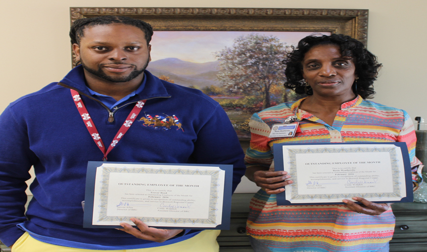 Boswell Regional Center Employees Named Employee of the Month