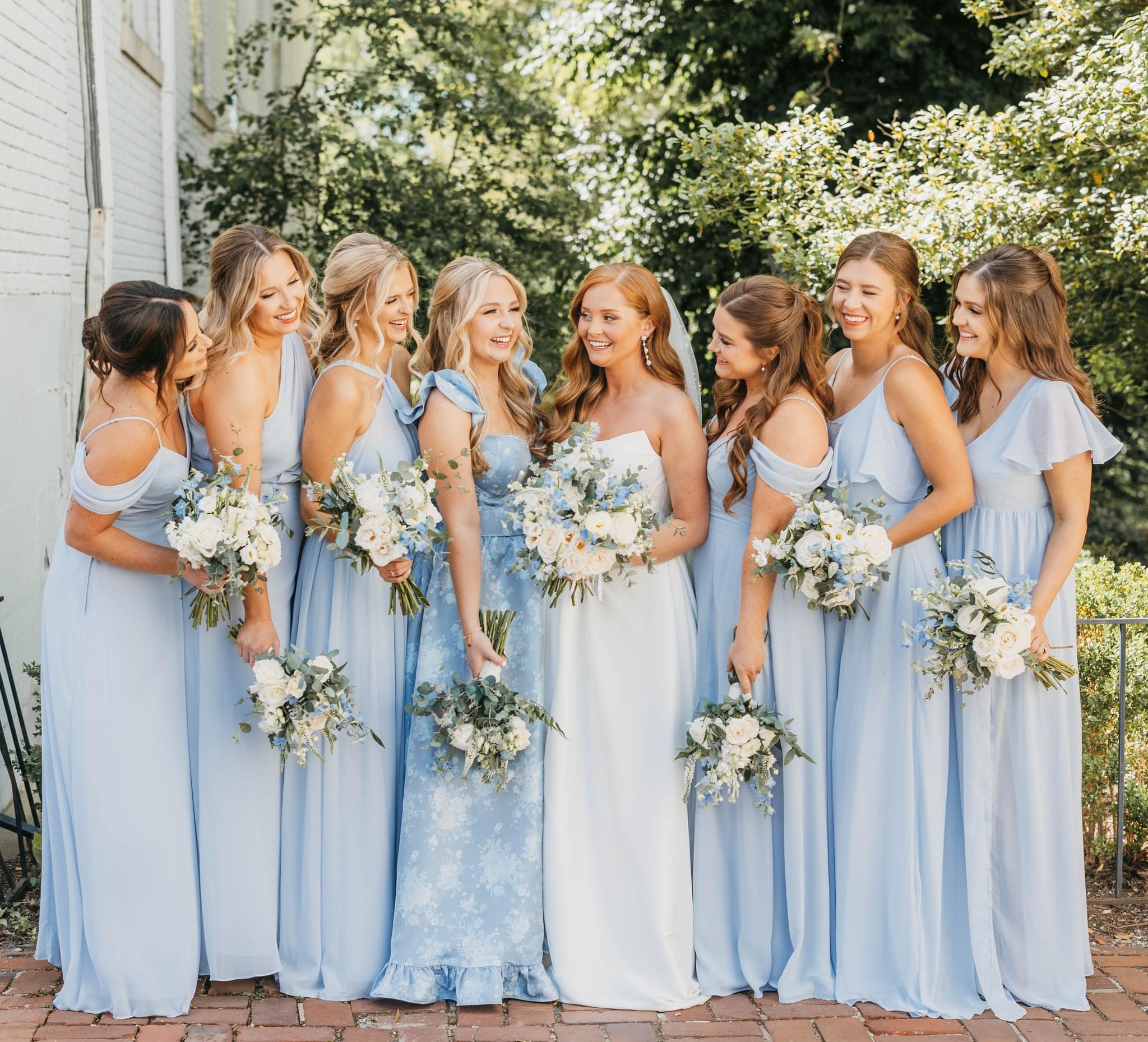 Garden wedding bridesmaid dresses