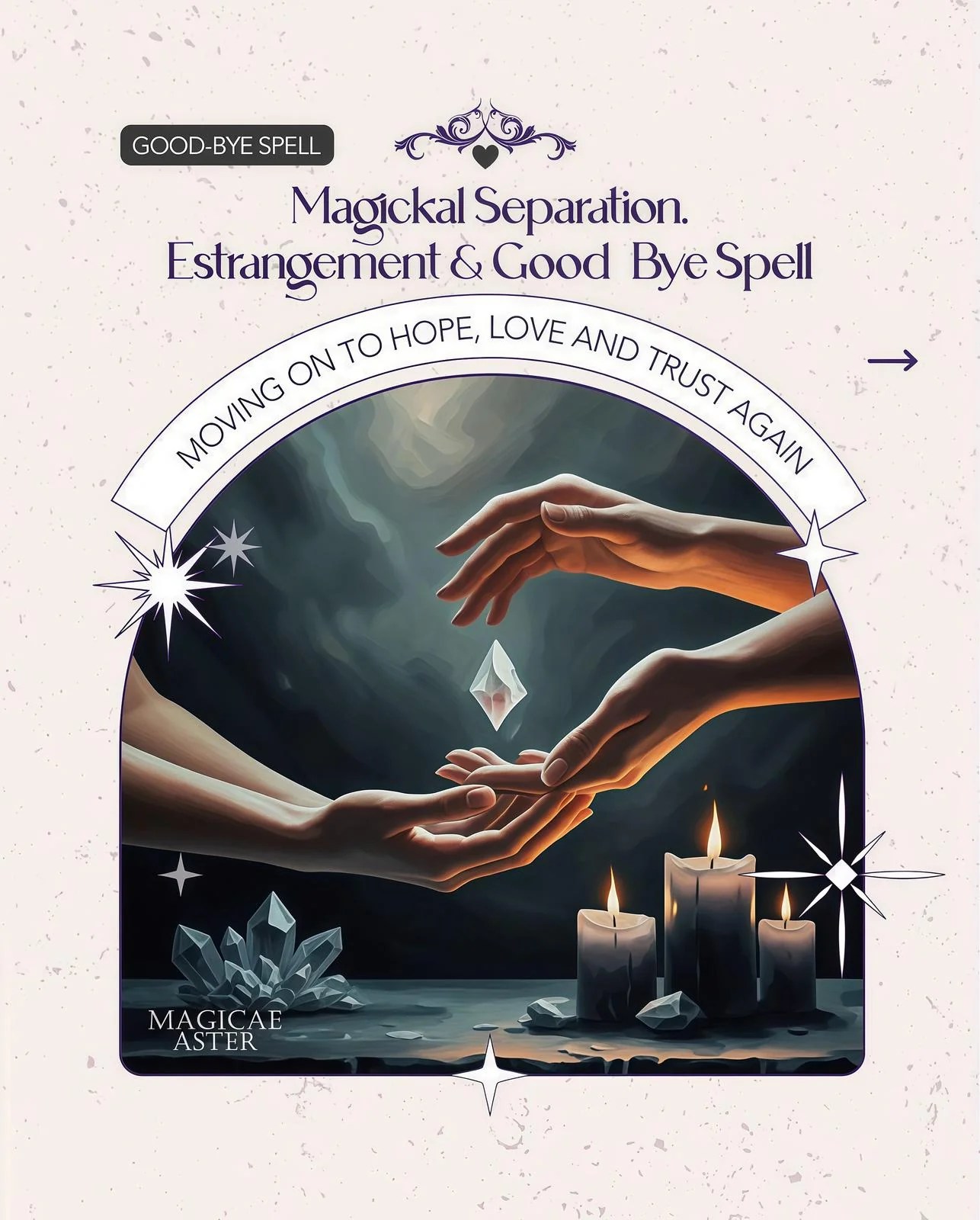 Magickal Separation Estrangement Good Bye Spell Magicaeaster