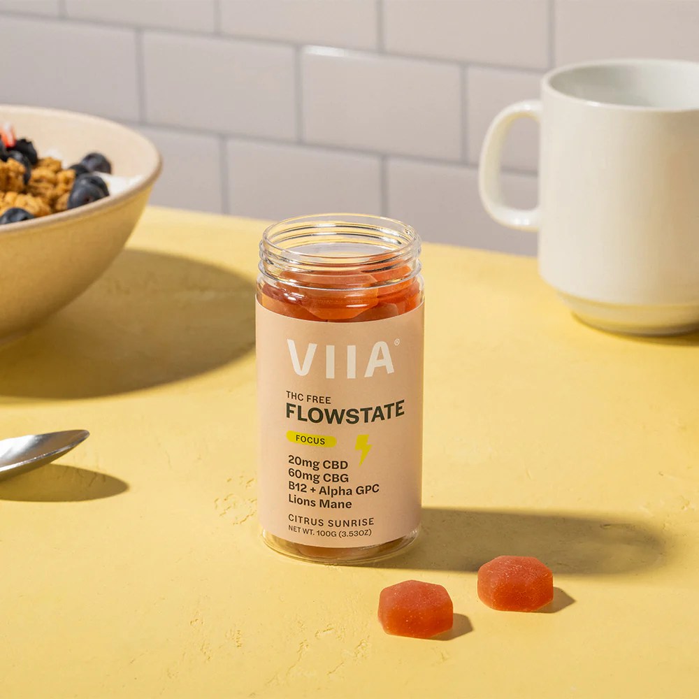 VIIA Hemp Co. || Flowstate/Focus Lions Mane + CBD + CBG Gummy - Image 5