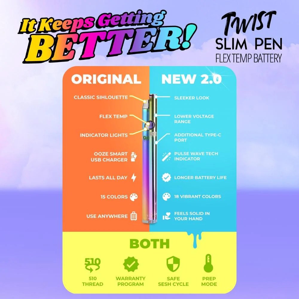 Ooze || Twist Slim Pen 2.0 Battery - Image 8