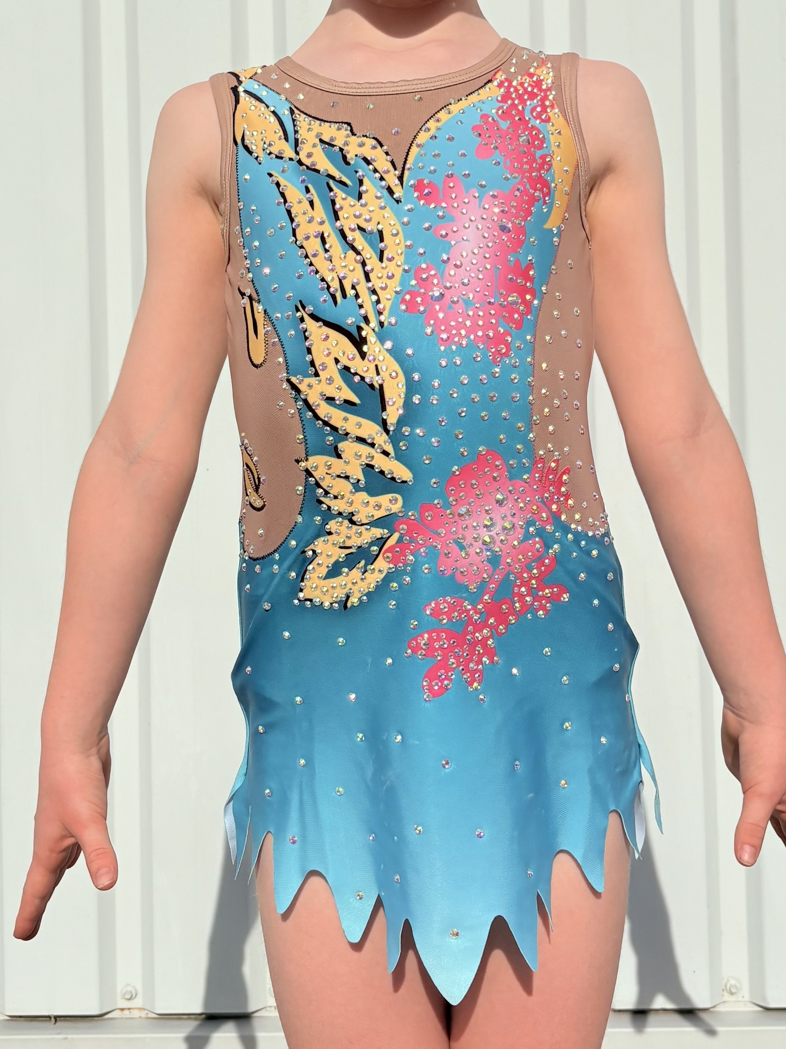 Competition Leotard Ocean Rose