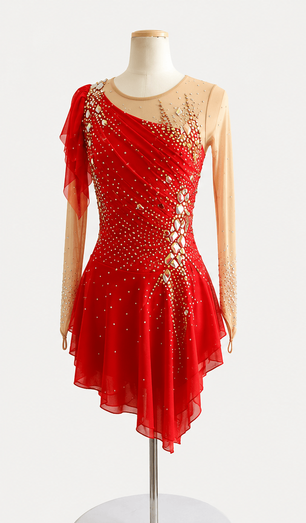 Ice Skating Dress - Ruby Ariel
