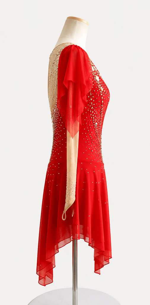Ice Skating Dress - Ruby Ariel
