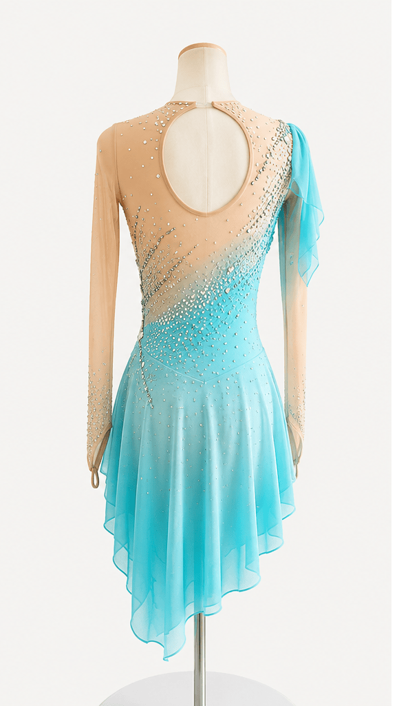 Ice Skating Dress - Frosted Elsa