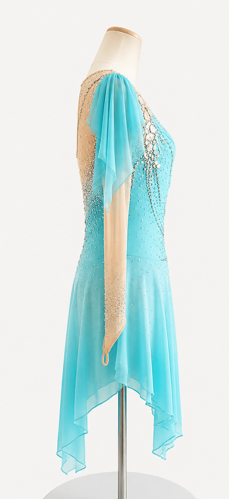 Ice Skating Dress - Frosted Elsa