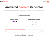 Animated Gradient Generator Magic Gradient