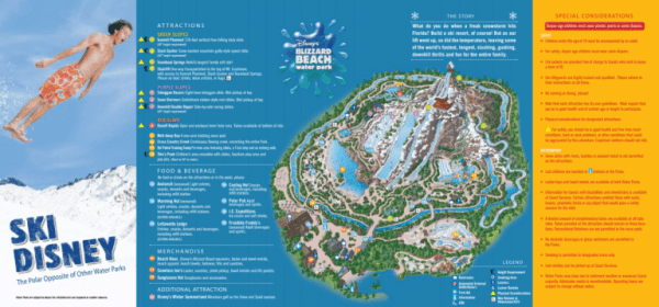 Blizzard Beach Map