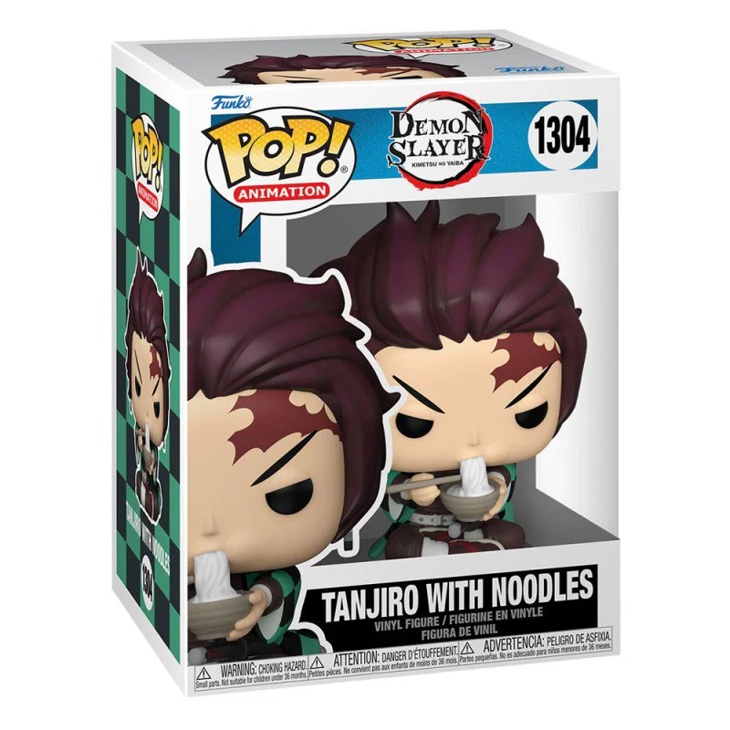 Funko Pop! Animation: Demon Slayer: Kimetsu no Yaiba – Tanjiro with Noodles #1304 Vinyl Figure