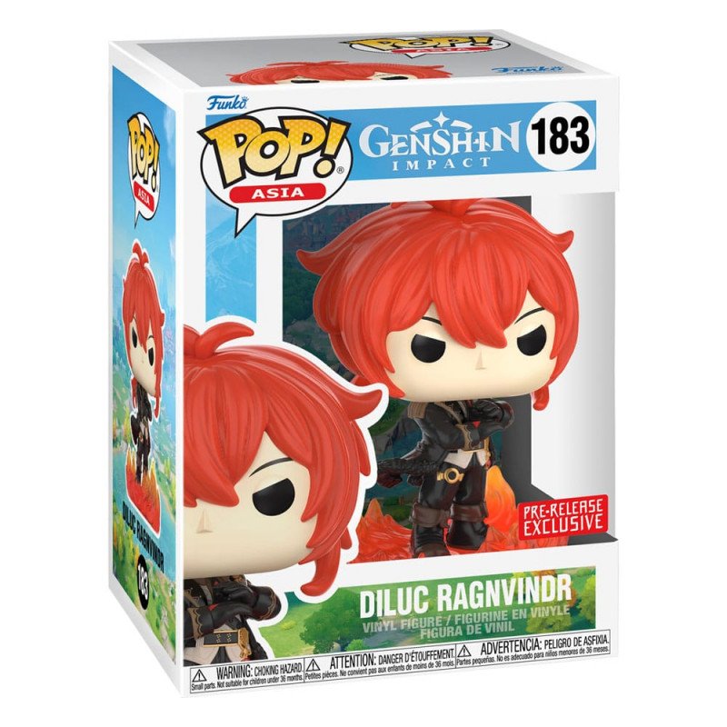 Funko Pop Games: Genshin Impact – Diluc Ragnvindr #183 Vinyl Figure