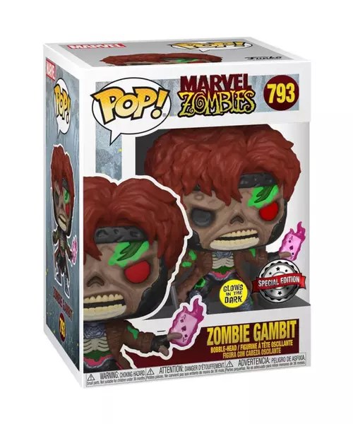 Funko POP!: Marvel Zombies – Zombie Gambit – #793 – Glows in the Dark – Special Edition