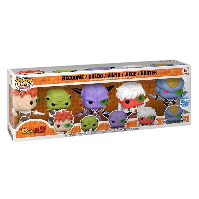 Funko Pop! Animation: Dragon Ball Z – Recoome/Guldo/Ginyu/Jiece/Burter 5-Pack – Special Edition
