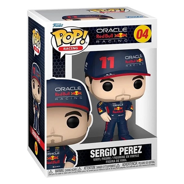 Funko Pop! Racing: Oracle Redbull Racing – Sergio Perez #04 Vinyl Figure