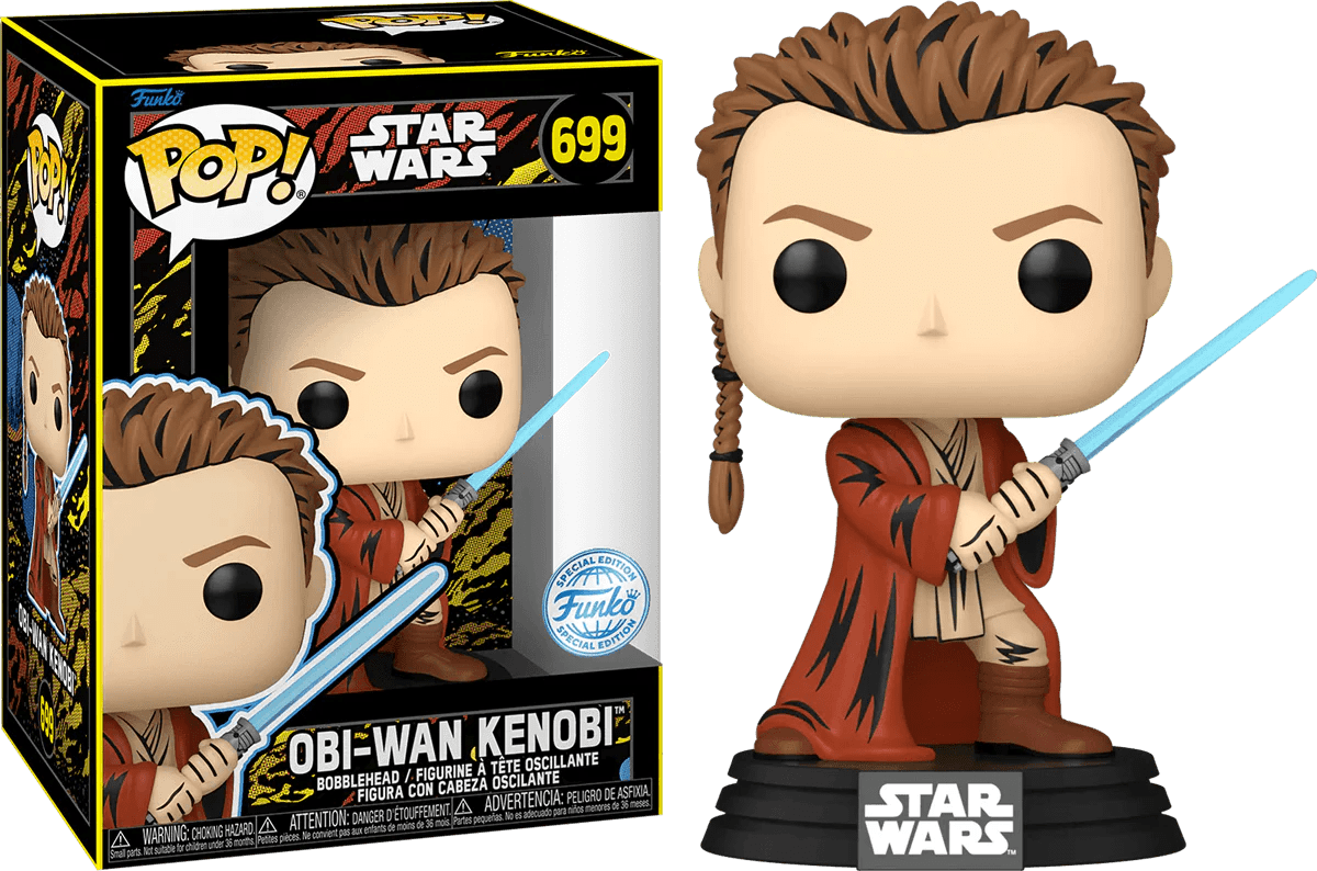 Funko Pop! Star Wars – Retro Obi-wan Kenobi 699 (Exclusive)