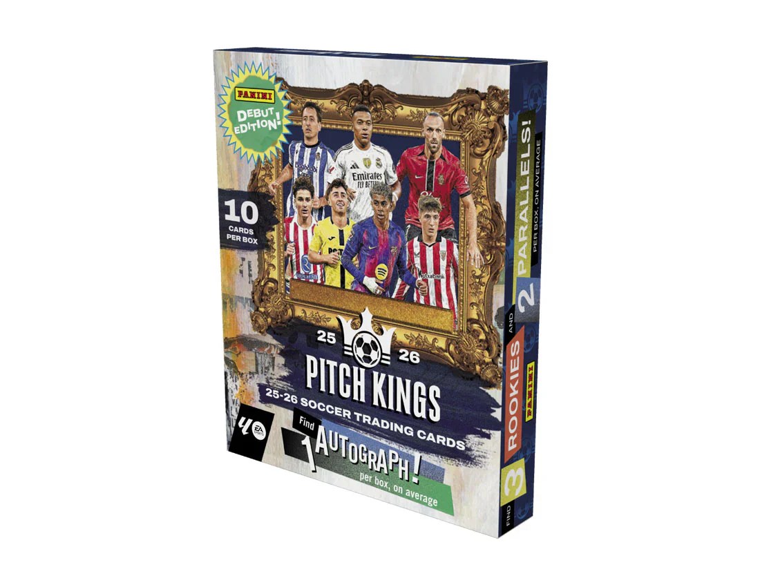 2025-26 Panini Pitch Kings Soccer Trading Card Box (Hobby International)