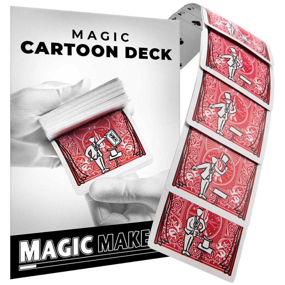 Magic Trick Cartoon Deck Bicycle Back Limited Edition Magic Makers