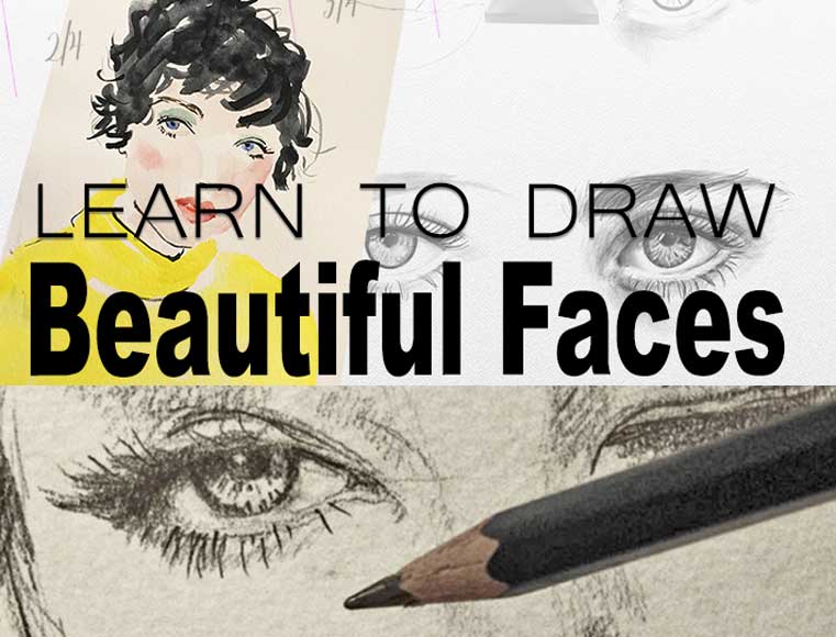 Art course , how to draw a beautiful face .Of all the courses I that I give, drawing and painting faces is the most popular and I have searched and searched for good materials to share with my students. And in the end, I have realized that I had to make it myself. So this course is full of completely original videos, diagrams, and Images that I made for my students, whether they are complete beginners, or more advanced students who want to perfect their skills.