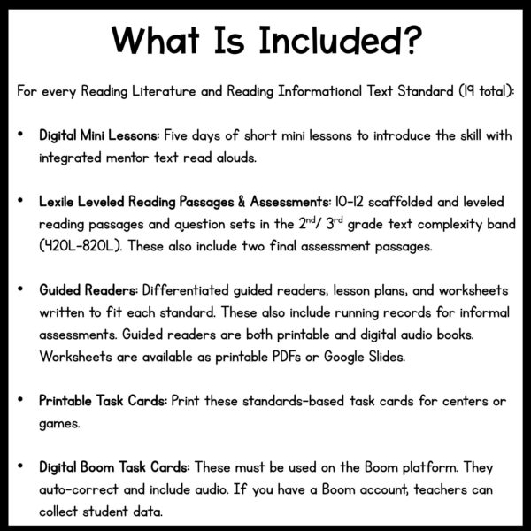 2nd grade reading comprehension curriculum full year print digital