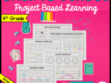 4th Grade Math Project Based Learning Back To School Magicore