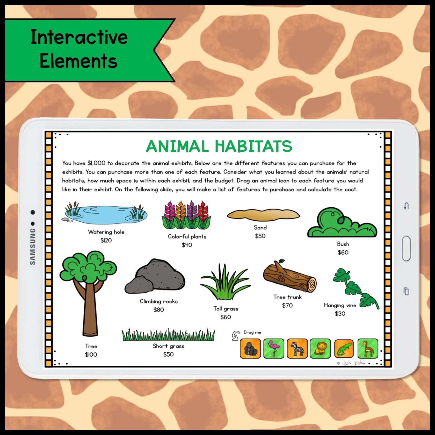 Make observations of plants and animals to compare the diversity of life in different habitats. 2nd Grade Build A Zoo Math Project Based Learning Cck