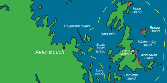 Hill inlet lookout is a 1.3km, grade 3 return hike, located in whitsunday islands national park, queensland. Big Fury