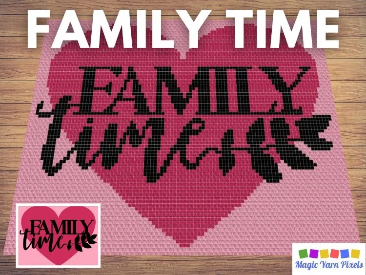 BLOG PREVIEW POSTER - Family Time - Magic Yarn Pixels
