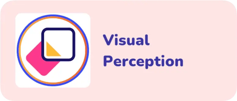 Symbol für die kognitive Fähigkeit der visuellen Wahrnehmung, das in Magrid die Formerkennung und die Verarbeitung visueller Informationen darstellt
