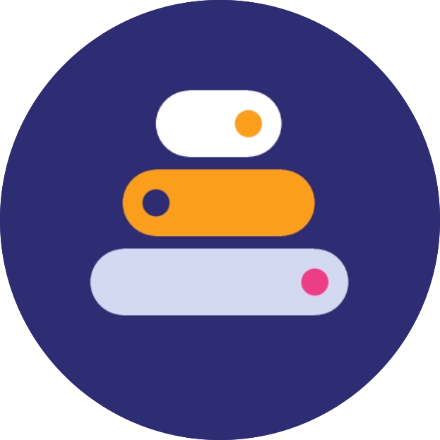 Icon representing Magrid's structured cognitive foundation learning program with progressive skill levels