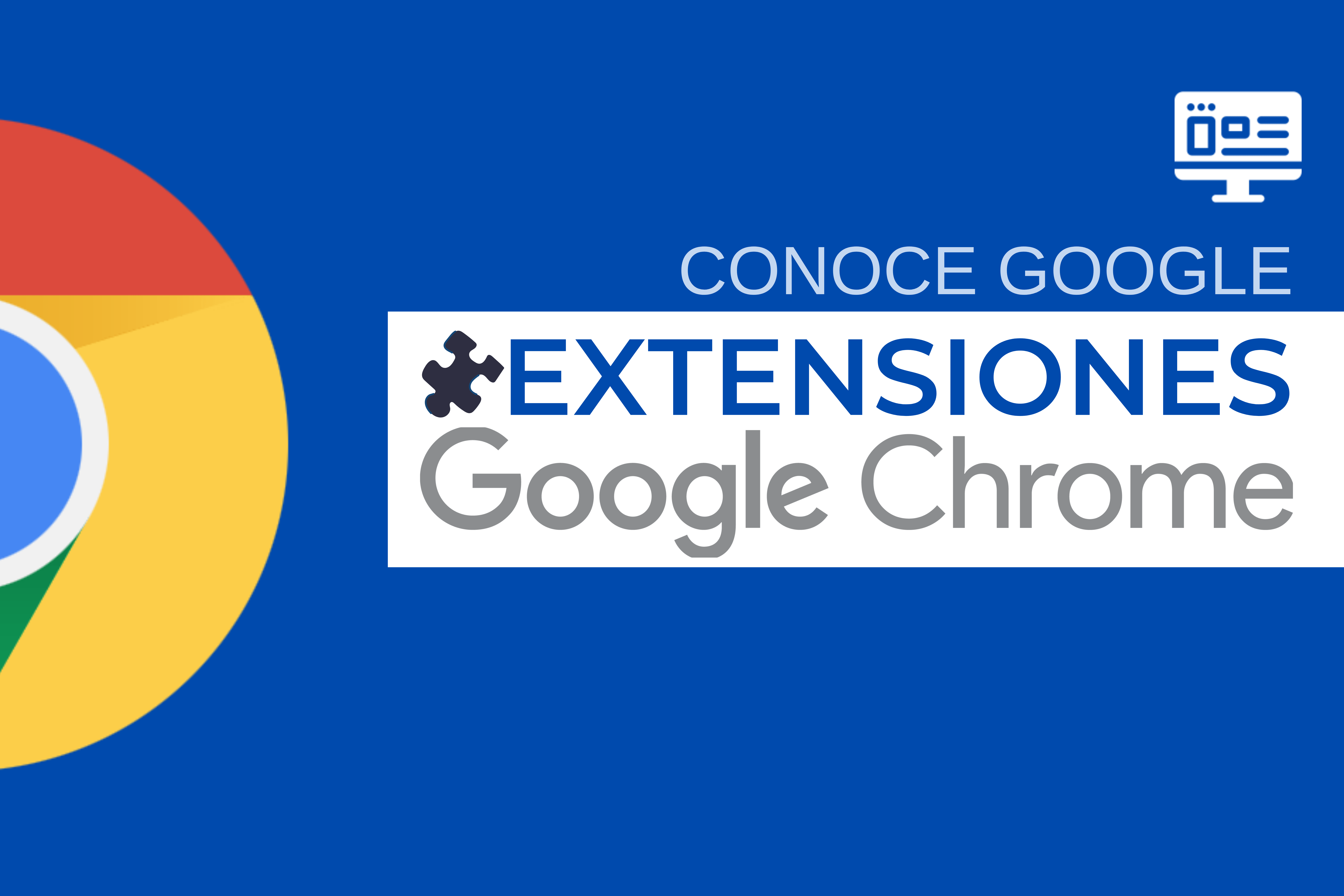 Banner - Extensiones de Google Chrome