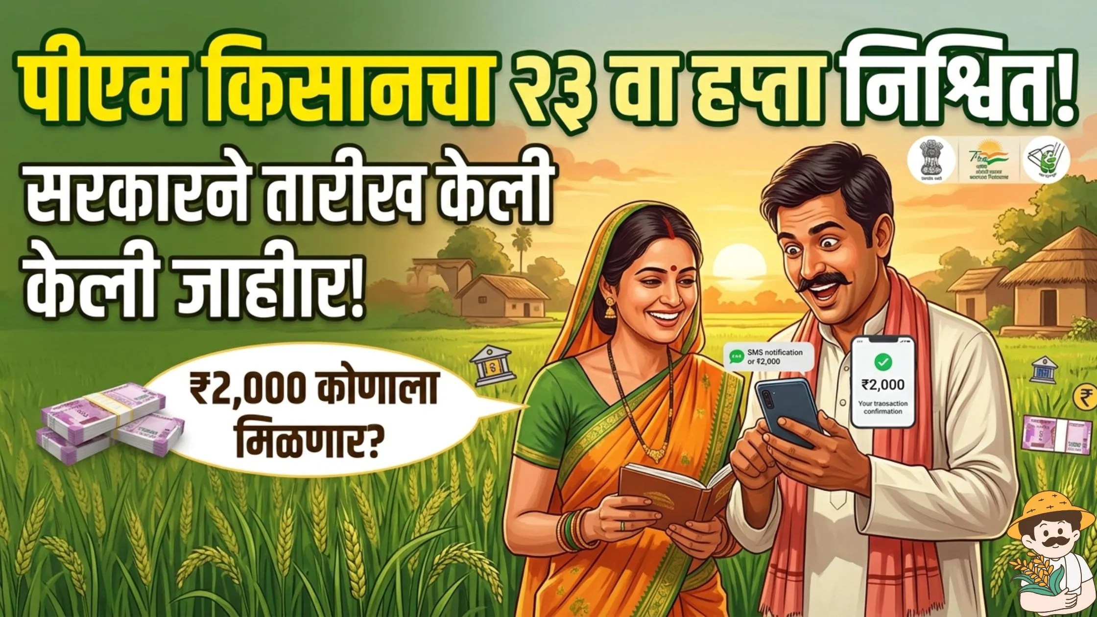 PM Kisan 23th Installment date