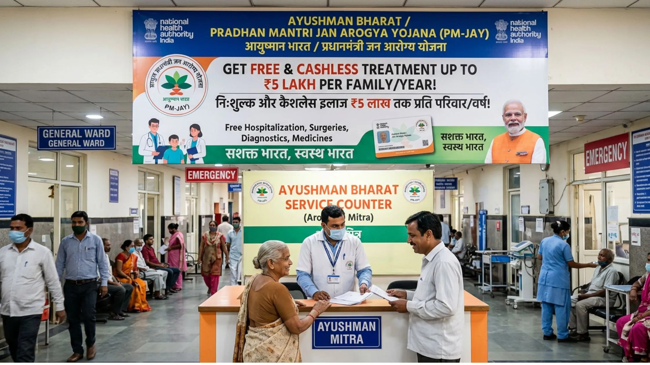 Ayushman bharat card benifits